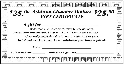 $20.00 Chamber Dollars