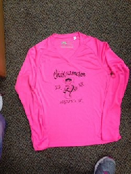 Chick Bright Pink Long Sleeve Shirt